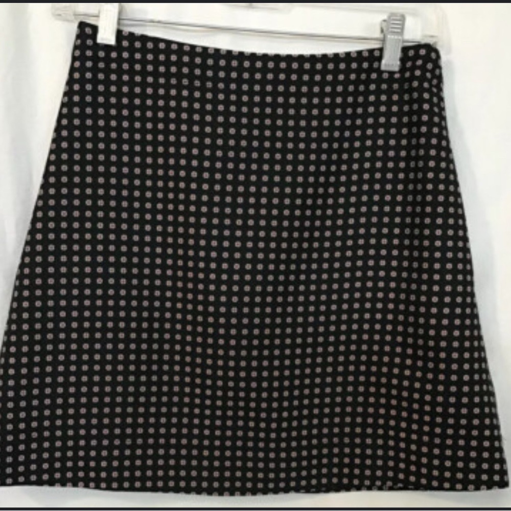 Stylish Black and White Polka Dot Skirt